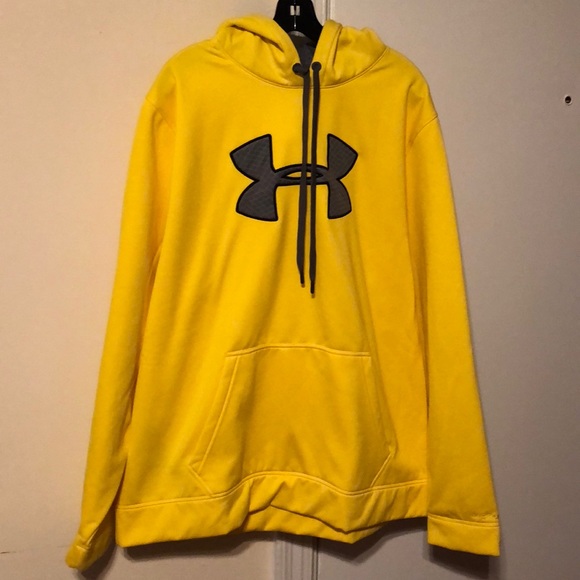 under armour yellow hoodie